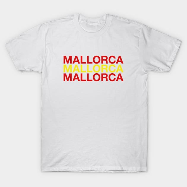 MALLORCA Spanish Flag T-Shirt by eyesblau